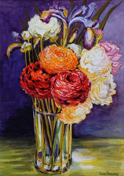 Ranuncolo in un bicchiere, 2000 da Joan Thewsey